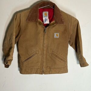 Carhartt Vintage Jacket Boys 6 Brown Canvas
Detroit USA Made Kids Youth 6